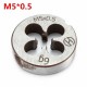 M3 to M6 20mm Daimeter Metric Right Hand Die Right Hand Thread Alloy Steel Die