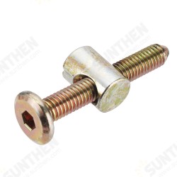 M6/M8 Stainless Steel Crib Screws Hardware Replacement Kit Hexagon Socket Head Cap Nuts Barrel Furniture Screws and Bolts Assortment Kit for Baby Bed M6/M8 Stainless Steel Crib Screws Hardware Replacement Kit Hexagon Socket Head Cap Nuts Barrel Furniture Screws and Bolts Assortment Kit for Baby Bed