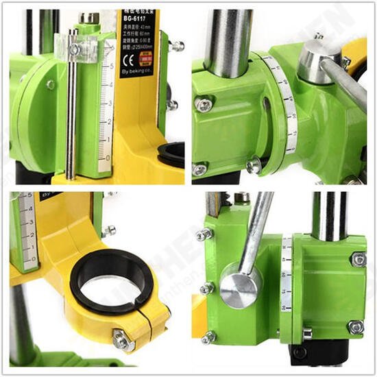 BG6117 Bench Drill Stand/Press Mini Electric Drill Carrier Bracket 90° Rotating Fixed Frame BG6117 Bench Drill Stand/Press Mini Electric Drill Carrier Bracket 90° Rotating Fixed Frame
