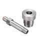 MNPT SCBA Firefighting SS-CGA 347 Kit 1/4 Inch MNPT Hand Tight Nut And 3 Inch Nipple MNPT SCBA Firefighting SS-CGA 347 Kit 1/4 Inch MNPT Hand Tight Nut And 3 Inch Nipple
