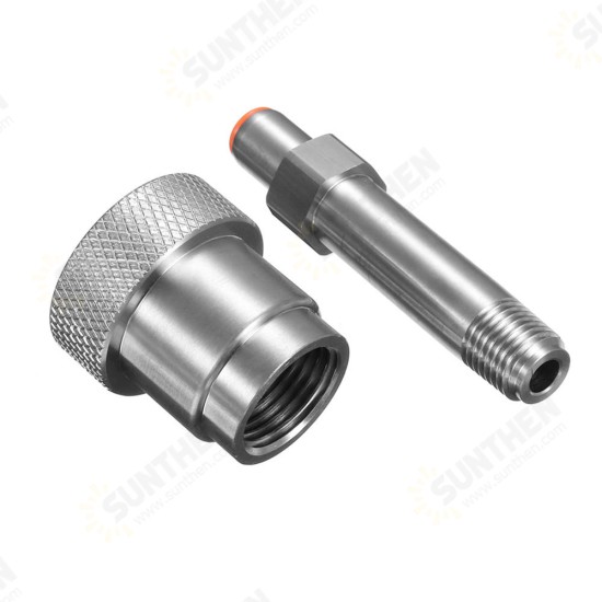 MNPT SCBA Firefighting SS-CGA 347 Kit 1/4 Inch MNPT Hand Tight Nut And 3 Inch Nipple MNPT SCBA Firefighting SS-CGA 347 Kit 1/4 Inch MNPT Hand Tight Nut And 3 Inch Nipple