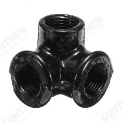3/4 Inch Side Outlet Malleable Iron Elbow 90 Threaded Cross Pipes Fittings Connector 3/4 Inch Side Outlet Malleable Iron Elbow 90 Threaded Cross Pipes Fittings Connector