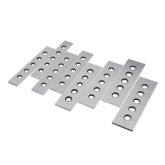 8pcs 3/16 Inch Parallel Pad Block Vises Machine Tool Parallel Base Set 4set Parallel Iron Plate Lathe Tools