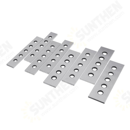 8pcs 3/16 Inch Parallel Pad Block Vises Machine Tool Parallel Base Set 4set Parallel Iron Plate Lathe Tools 8pcs 3/16 Inch Parallel Pad Block Vises Machine Tool Parallel Base Set 4set Parallel Iron Plate Lathe Tools