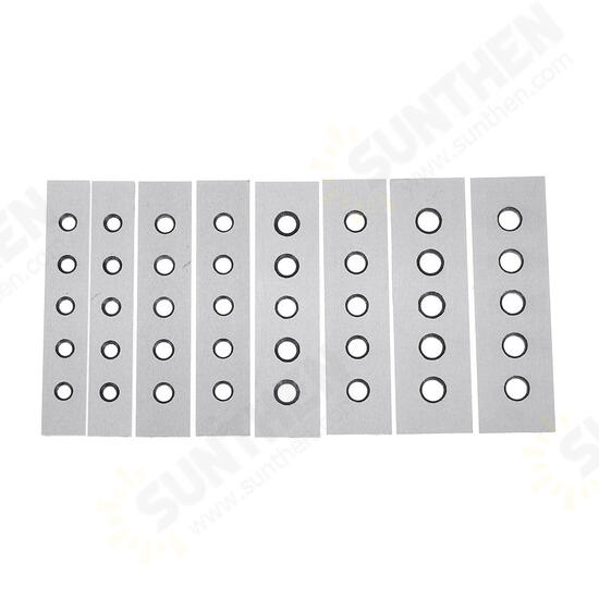 8pcs 3/16 Inch Parallel Pad Block Vises Machine Tool Parallel Base Set 4set Parallel Iron Plate Lathe Tools 8pcs 3/16 Inch Parallel Pad Block Vises Machine Tool Parallel Base Set 4set Parallel Iron Plate Lathe Tools