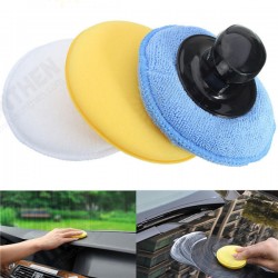Microfiber Foam Sponge Polish Wax Applicator Pad Set with Handle Microfiber Foam Sponge Polish Wax Applicator Pad Set with Handle