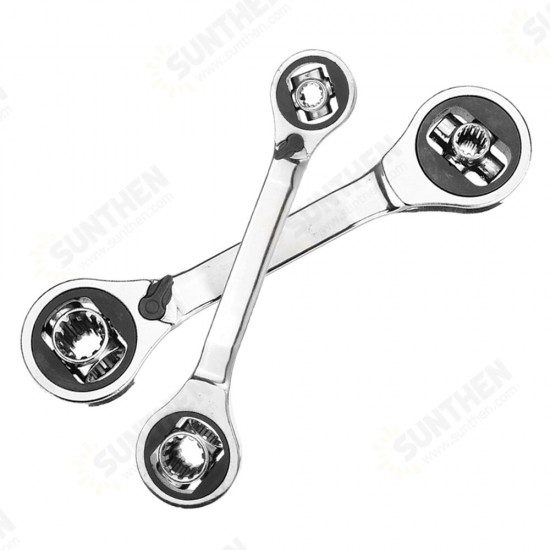 Multifunctional 16 In 1 Two-way Socket Ratchet Wrench 360 Degree Car Repair Hand Tools Multifunctional 16 In 1 Two-way Socket Ratchet Wrench 360 Degree Car Repair Hand Tools