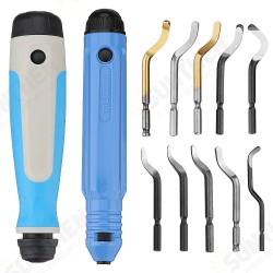 NG1000 NB1100 Burr Handle Scraper Deburring Tool 10pcs Deburring Trimming Blade Cutter Tools Kit