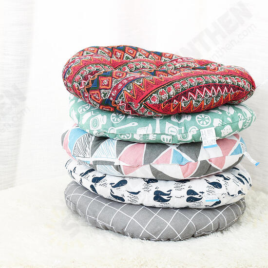 Nordic Round Cotton Cushion Dining Chair Seat Pads Thick Garden Floor Cushion Nordic Round Cotton Cushion Dining Chair Seat Pads Thick Garden Floor Cushion
