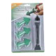 Nozzle Scraper Set Silicone Remover Caulk Finisher Sealant Smooth Scrapers Grout Kit Tools Glue Nozzle Cleaning Tile Dirt Tool Nozzle Scraper Set Silicone Remover Caulk Finisher Sealant Smooth Scrapers Grout Kit Tools Glue Nozzle Cleaning Tile Dirt Tool