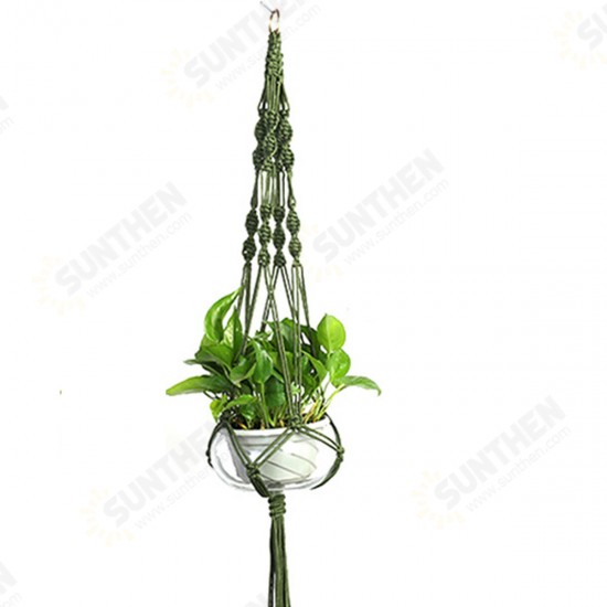 Nylon Rope Tassel Flower Pot Hanging Basket Net Knotted Rope Plant Holder Nylon Rope Tassel Flower Pot Hanging Basket Net Knotted Rope Plant Holder