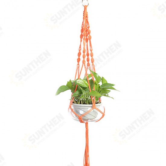 Nylon Rope Tassel Flower Pot Hanging Basket Net Knotted Rope Plant Holder Nylon Rope Tassel Flower Pot Hanging Basket Net Knotted Rope Plant Holder