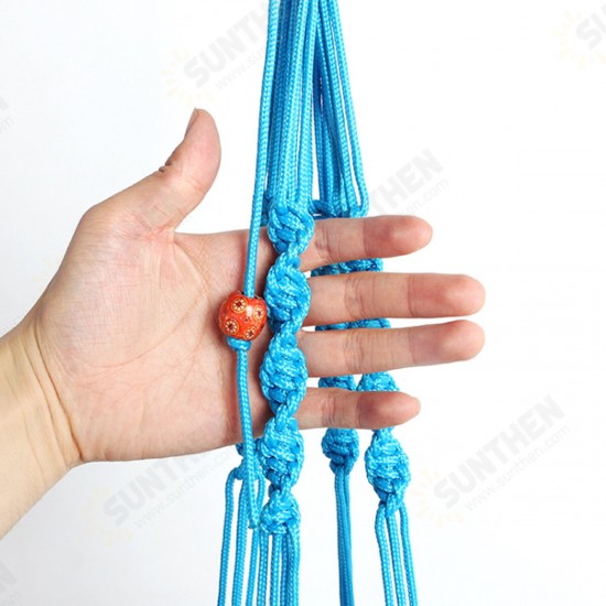 Nylon Rope Tassel Flower Pot Hanging Basket Net Knotted Rope Plant Holder Nylon Rope Tassel Flower Pot Hanging Basket Net Knotted Rope Plant Holder
