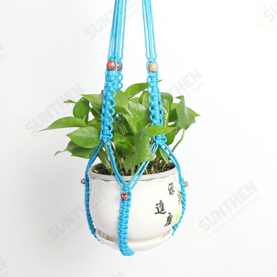 Nylon Rope Tassel Flower Pot Hanging Basket Net Knotted Rope Plant Holder Nylon Rope Tassel Flower Pot Hanging Basket Net Knotted Rope Plant Holder