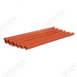 Orange Air Ducting Pipe Flexible Silicone Hose Hot And Cold Cooling Transfer Extractor Orange Air Ducting Pipe Flexible Silicone Hose Hot And Cold Cooling Transfer Extractor