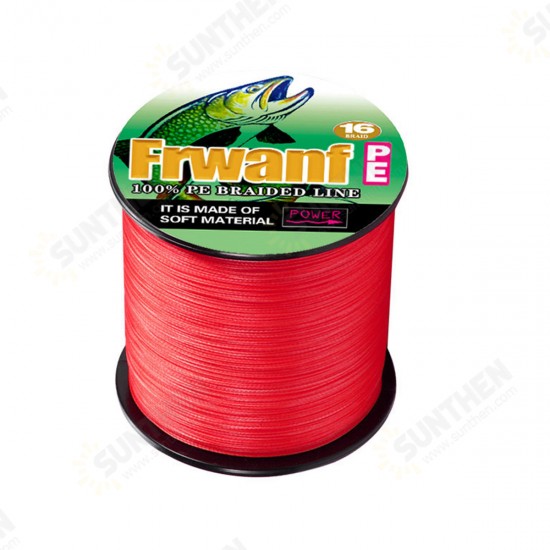 PE Braid Line 500M 16 Strands Braided Fishing Line Multicolor Super Power PE Braid Line 500M 16 Strands Braided Fishing Line Multicolor Super Power