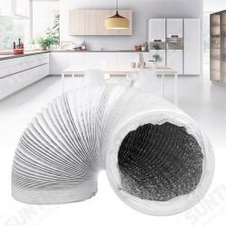 PVC Aluminum Foil Double-layer Smoke Tube Flexible Exhaust Hole Telescopic Hose