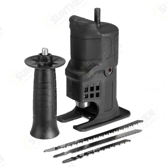 Reciprocating Saw Attachment Change Electric Drill Into Reciprocating Jig Saw for Wood Metal Cutting Reciprocating Saw Attachment Change Electric Drill Into Reciprocating Jig Saw for Wood Metal Cutting