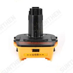 Replacement De-walts 20V DCA1820 with USB Adapter Battery for De-walts 18V Tools Convert 20V Lithium Battery DCB204/205/206 DCB606 DC9096 DW9096 Replacement De-walts 20V DCA1820 with USB Adapter Battery for De-walts 18V Tools Convert 20V Lithium Battery DCB204/205/206 DCB606 DC9096 DW9096