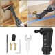 Right Angle Rotary Tool Adapter Attachment Right Angle Converter Kit for Dremel Electric Grinder Right Angle Rotary Tool Adapter Attachment Right Angle Converter Kit for Dremel Electric Grinder
