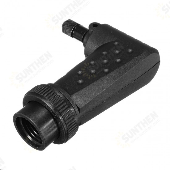 Right Angle Rotary Tool Adapter Attachment Right Angle Converter Kit for Dremel Electric Grinder Right Angle Rotary Tool Adapter Attachment Right Angle Converter Kit for Dremel Electric Grinder