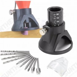 Rotary Positioner Locator with Protective Cover 6pcs Wood Milling Cutter and 4pcs Drills