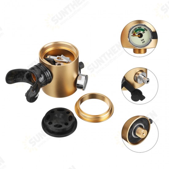 Scuba Oxygen Air Tank Diving Equipment Breathing Underwater Breathing Refill Adapter Valve Head Mouthpiece Scuba Oxygen Air Tank Diving Equipment Breathing Underwater Breathing Refill Adapter Valve Head Mouthpiece