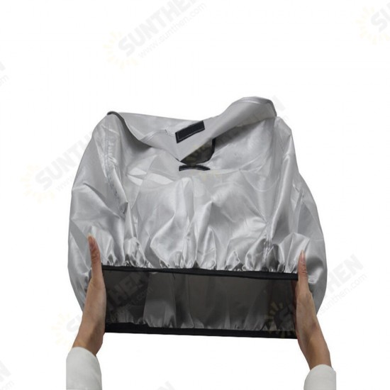 Silver Generator Cover Engine Dust Cover Outdoor Generator Engine Cover