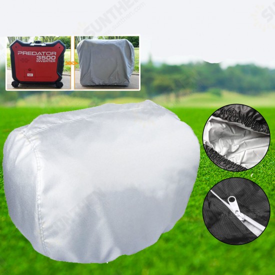 Silver Generator Cover Engine Dust Cover Outdoor Generator Engine Cover Silver Generator Cover Engine Dust Cover Outdoor Generator Engine Cover