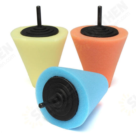 Sponge Cone Polishing Foam Pad Polish Buffing Tool