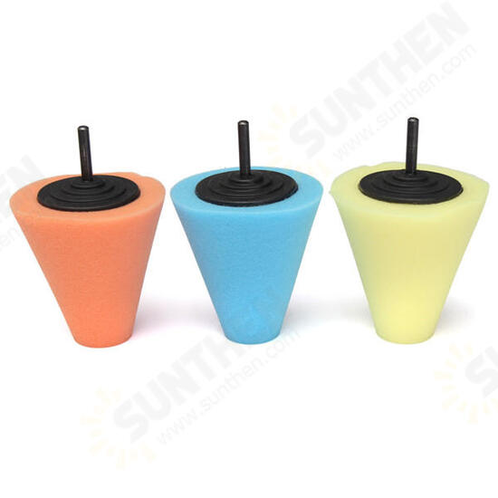 Sponge Cone Polishing Foam Pad Polish Buffing Tool