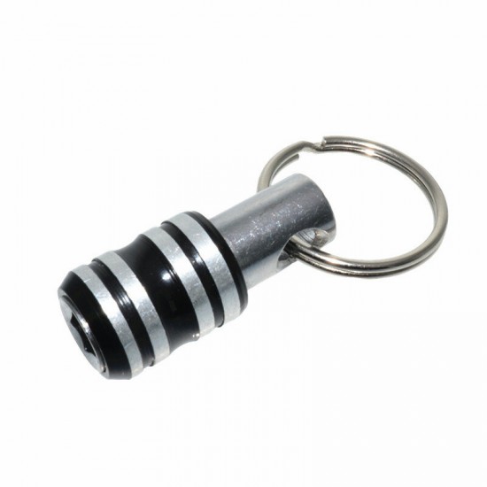Stainless Steel Socket Extension Rod Hand Tool Combination 1/4 Batch Head Quick Change Sleeve Keychain Extension Rod Hardware