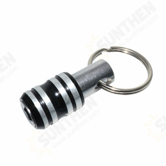 Stainless Steel Socket Extension Rod Hand Tool Combination 1/4 Batch Head Quick Change Sleeve Keychain Extension Rod Hardware Stainless Steel Socket Extension Rod Hand Tool Combination 1/4 Batch Head Quick Change Sleeve Keychain Extension Rod Hardware