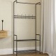 Standing Landing Clothing Hanger Holder Iron Metal Clothes Organizer Shoes Rack