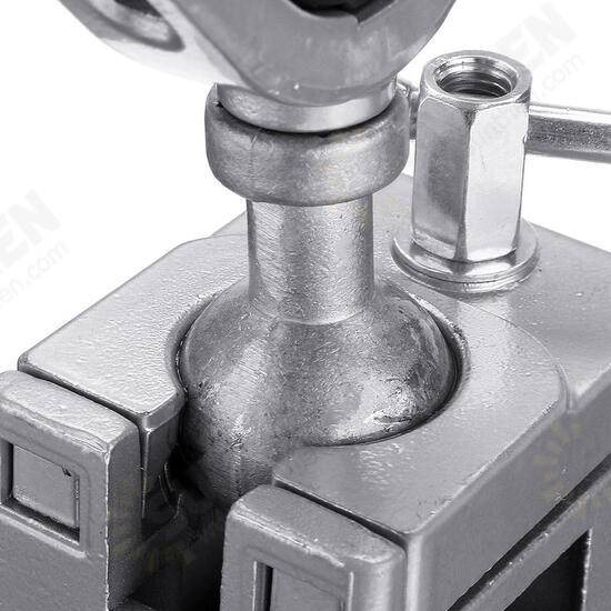 Sucktion Type Round/Flat Aluminum 360 Clamp-on Table Vise Bench Grinder Holder Electric Drill Universal Rotating Pliers Tool