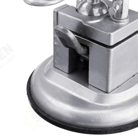 Sucktion Type Round/Flat Aluminum 360 Clamp-on Table Vise Bench Grinder Holder Electric Drill Universal Rotating Pliers Tool