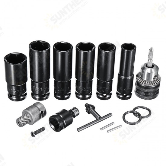 Universal Accessories for Electric Impact Socket Wrench Sleeves Batch Head Drill Chuck Adapter Universal Accessories for Electric Impact Socket Wrench Sleeves Batch Head Drill Chuck Adapter
