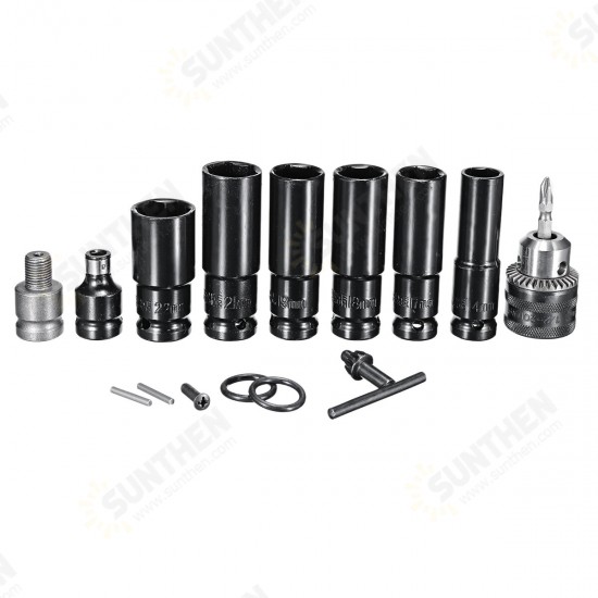 Universal Accessories for Electric Impact Socket Wrench Sleeves Batch Head Drill Chuck Adapter Universal Accessories for Electric Impact Socket Wrench Sleeves Batch Head Drill Chuck Adapter