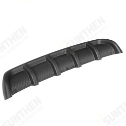 Universal Matte Carbon Fiber Board Car Rear Shark Fin Style Curved Protector Bumper Lip Diffuser Universal Matte Carbon Fiber Board Car Rear Shark Fin Style Curved Protector Bumper Lip Diffuser