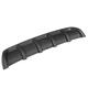 Universal Matte Carbon Fiber Board Car Rear Shark Fin Style Curved Protector Bumper Lip Diffuser