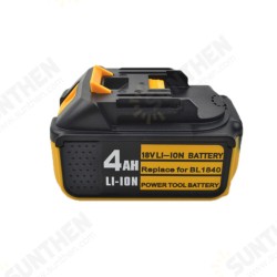 Upgrade 18V Li-Ion 3.0Ah-6.0Ah Battery Rubber Cover Replacement Power Tool Battery with LED Display for Makita BL1830 BL1840 BL1850 BL1860 Upgrade 18V Li-Ion 3.0Ah-6.0Ah Battery Rubber Cover Replacement Power Tool Battery with LED Display for Makita BL1830 BL1840 BL1850 BL1860