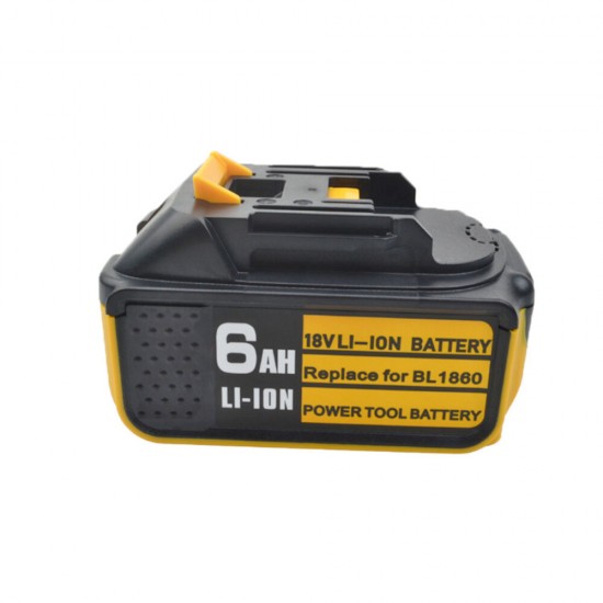Upgrade 18V Li-Ion 3.0Ah-6.0Ah Battery Rubber Cover Replacement Power Tool Battery with LED Display for Makita BL1830 BL1840 BL1850 BL1860