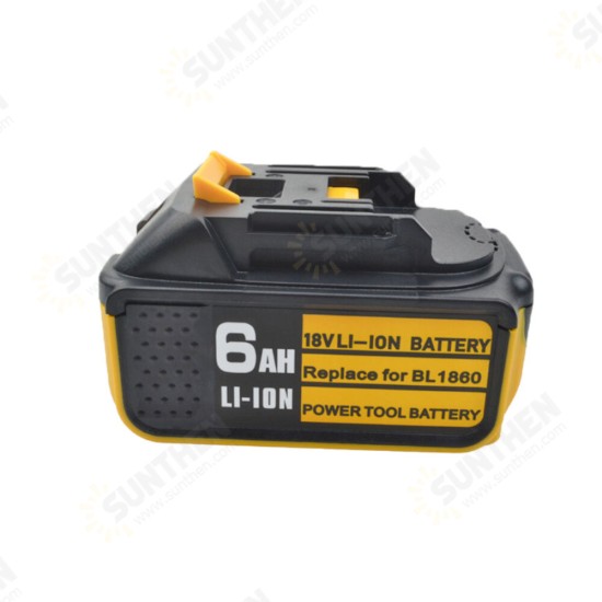 Upgrade 18V Li-Ion 3.0Ah-6.0Ah Battery Rubber Cover Replacement Power Tool Battery with LED Display for Makita BL1830 BL1840 BL1850 BL1860