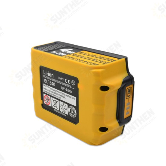 Upgrade 18V Li-Ion 3.0Ah-6.0Ah Battery Rubber Cover Replacement Power Tool Battery with LED Display for Makita BL1830 BL1840 BL1850 BL1860