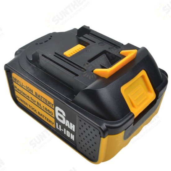 Upgrade 18V Li-Ion 3.0Ah-6.0Ah Battery Rubber Cover Replacement Power Tool Battery with LED Display for Makita BL1830 BL1840 BL1850 BL1860