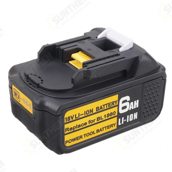 Upgrade LED MAK-18B-Li 18V Li-Ion 3.0Ah-6.0Ah Battery Rubber Cover Replacement Power Tool Battery For Makita BL1830 BL1840 BL1850 BL1860 18V Tools