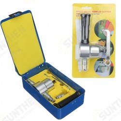Upgraded 160A Double Head Metal Sheet Nibbler Cutter 360 Degree Adjustable Drill Cutting Tool Upgraded 160A Double Head Metal Sheet Nibbler Cutter 360 Degree Adjustable Drill Cutting Tool