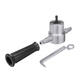 Upgraded 160A Double Head Metal Sheet Nibbler Cutter 360 Degree Adjustable Drill Cutting Tool