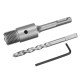 Wall Hole Opener Connecting Rod Head 110-530mm Round Shank Concrete Cement Stone Wall Drill Connecting Rod