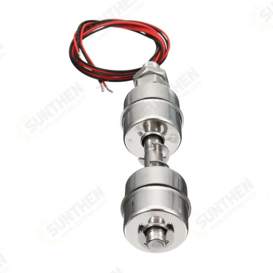 Water Tank Vertical Float Switch Stainless Steel Liquid Sensor Level Controller